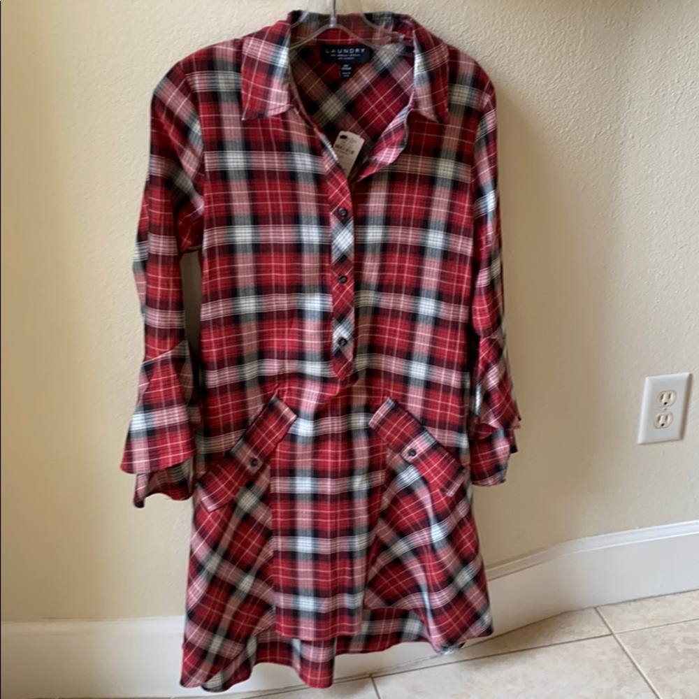 Laundry Plaid Dress